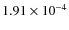 $1.91 \times 10^{-4}$