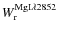 $W_{\rm r}^{\rm MgI\lambda2852}$