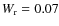 $W_{\rm r}=0.07$