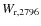 $W_{\rm r,2796}$