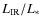 $L_{\rm IR}/L_*$
