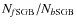 $N_{\rm {\it f}SGB}/N_{\rm {\it b}SGB}$