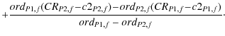 $\displaystyle + \frac{ord_{P1,f}(CR_{P2,f}\!-\!c2_{P2,f})\!-\!ord_{P2,f}(CR_{P1,f}\!-\!c2_{P1,f})}{ord_{P1,f}-ord_{P2,f}}\cdot$