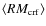 $\langle RM_{\rm crf} \rangle$