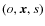 $(o,\vec{x},s)$