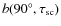 $b(90^\circ,\tau_{{\rm sc}})$