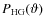 $P_{\rm HG}(\vartheta)$