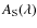$A_{\rm S}(\lambda)$