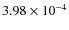 $3.98\times 10^{-4}$