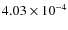 $4.03\times 10^{-4}$