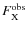 $F^{\rm obs}_{\rm X}$