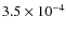 $3.5\times10^{-4}$