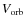 $V_{\rm orb}$