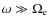 $\omega \gg \Omega_{\rm
e}$