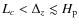 $L_c < \Delta _z \lesssim H_{\rm p} $