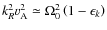 $k_{R}^{2} {v}_{\rm A}^{2} \simeq \Omega_{0}^{2} \left(1-\epsilon_{k}\right)$