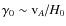 $\gamma _0 \sim {{{\rm {v}}_A } \mathord{\left/ {\vphantom {{{\rm {v}}_A } {H_0 }}} \right. \kern-\nulldelimiterspace} {H_0 }}$