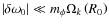 $ \left\vert {\delta \omega _0 } \right\vert \ll m_\phi \Omega _k \left( {R_0 } \right) $