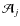 ${{\cal A}_{j}}$