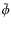 $\tilde{\phi}$