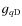 $g_{q{\rm D}}$
