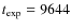$t_{\exp}=9644$