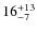 $16^{\rm +13}_{-7}$