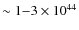 $\sim 1{-}3 \times 10^{44}$