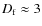 $D_{\rm f}\approx3$