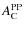 $A_{\rm C}^{\rm PP}$