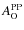 $A_{\rm O}^{\rm PP}$