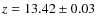 $z=13.42\pm0.03$