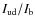 $I_{\rm ud}/I_{\rm b}$
