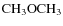 ${\rm CH_3OCH_3}$