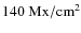 $140~{\rm Mx/cm}^{2}$