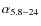 $\alpha _{\rm {5.8-24}}$