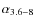 $\alpha_{\rm {3.6-8}}$