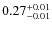 $\rm0.27^{+0.01}_{-0.01}$