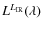 $L^{L_{\rm IR}{}}(\lambda)$