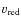 $\varv_{\rm red}$