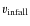 $\varv_{\rm infall}$