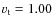 $v_{\rm t}=1.00$