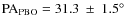 ${\rm
PA_{PBO}}=31.3~\pm~1.5\hbox{$^\circ$ }$