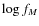 $\log f_M$