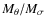 $M_{\theta}/M_{\sigma}$