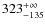$\rm 323^{+\infty}_{-135}$