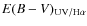$E(B-V)_{\rm UV/H\alpha}$