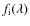 $f_{\rm i}(\lambda)$