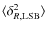 $\langle \delta_{R,\rm LSB}^2\rangle$