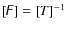 $\left[ \digamma %
\right] =\left[ T\right] ^{-1}$